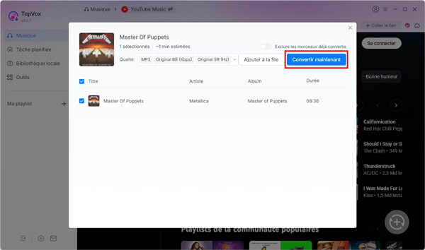 Convertir les musiques