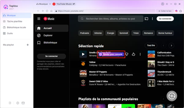 Ajouter les musiques
