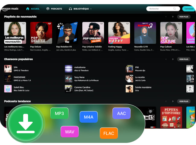 Téléchargement universel vers de multiples formats