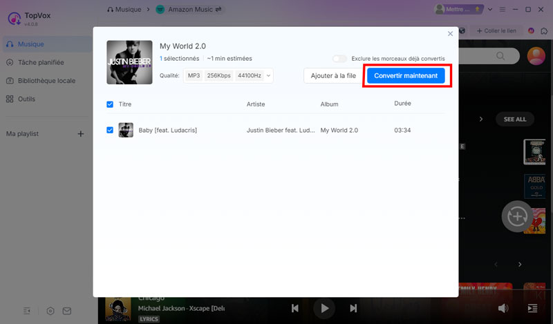 Convertir Amazon Music