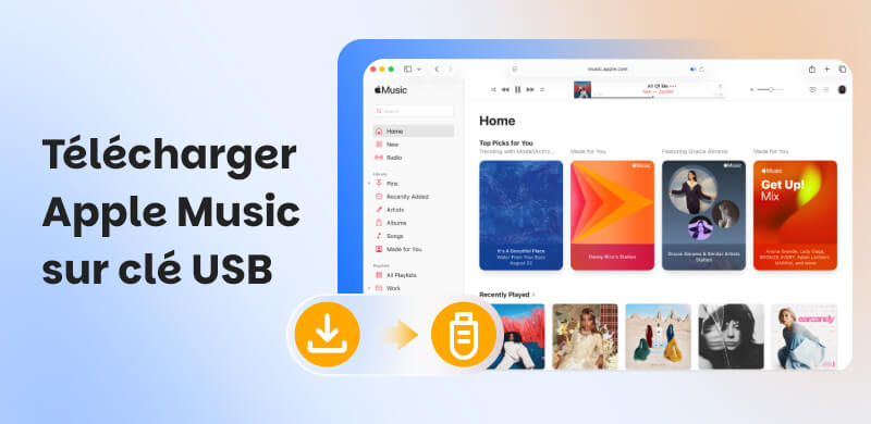 Mettre la musique Apple Music sur une clé USB