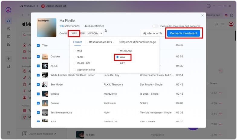 Convertir Apple Music en WAV avec TopVox All Music Converter