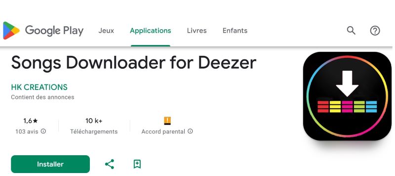 Songs Downloader for Deezer Android APP