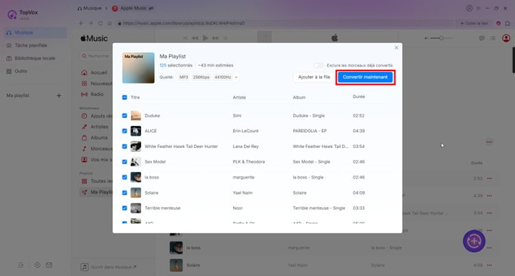 Convertir fichiers M4P en MP3