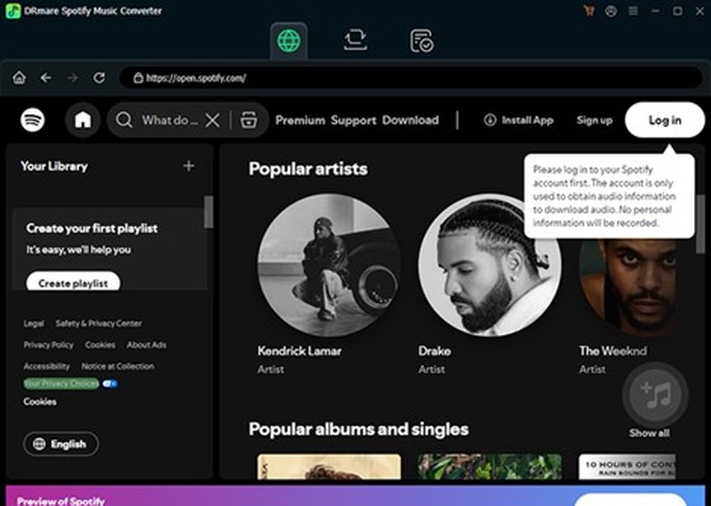 DRmare Spotify Music Converter 