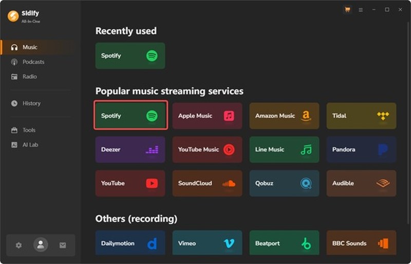 Sidify Spotify Music Converter 
