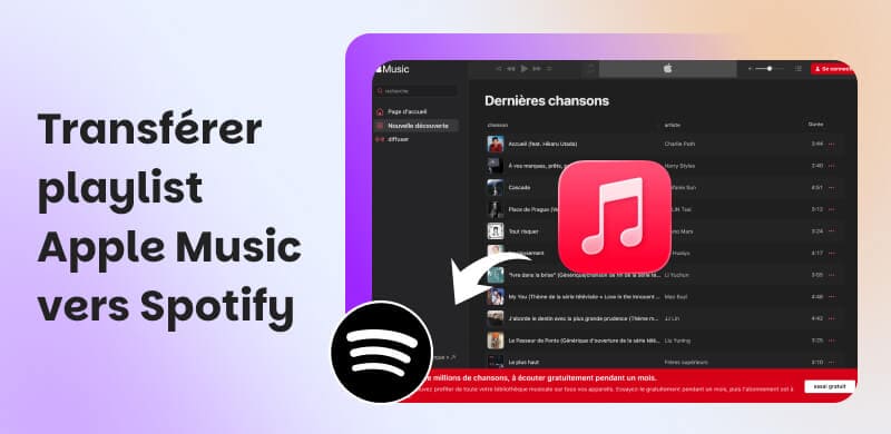 Transférer une playlist Apple Music vers Spotify