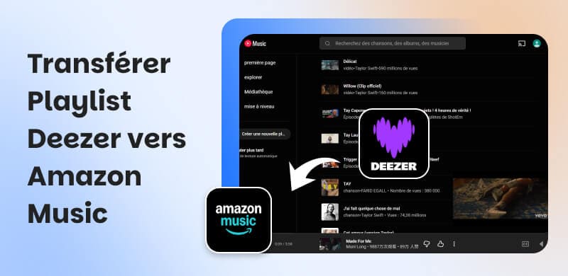 Ttransferer des playlists Deezer vers Amazon Music