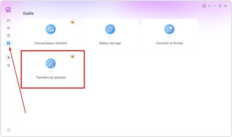 Transfert de playlists