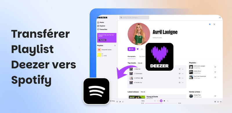 Transférer une playlist Deezer sur Spotify