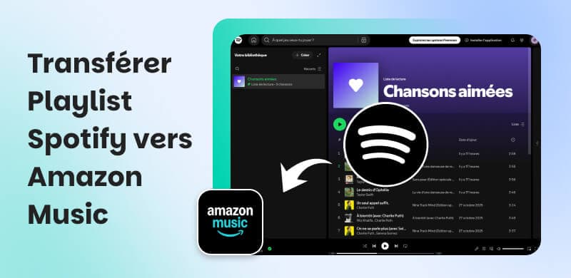 Transfert de playlist Spotify vers Amazon Music