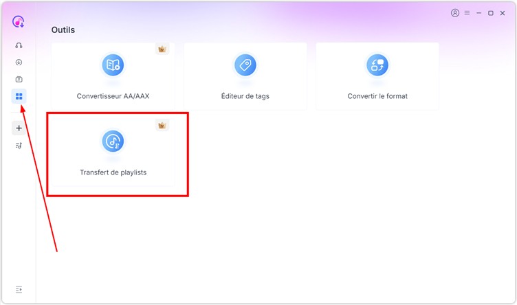 Transfert de playlists