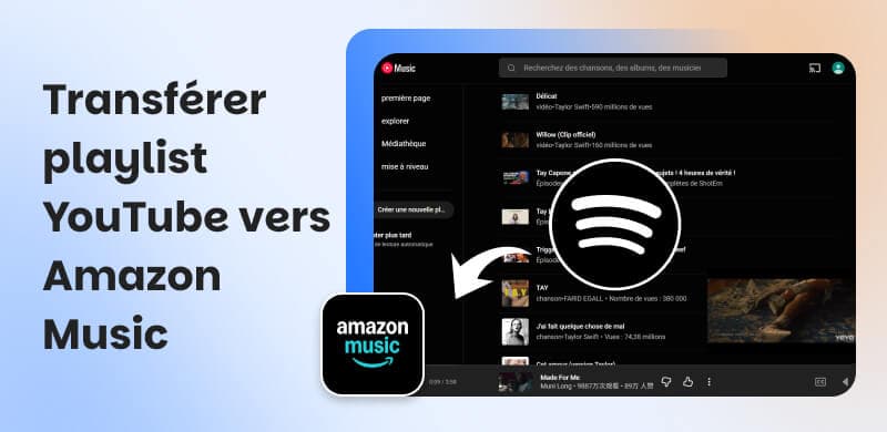 Transférer une playlist YouTube vers Amazon Music