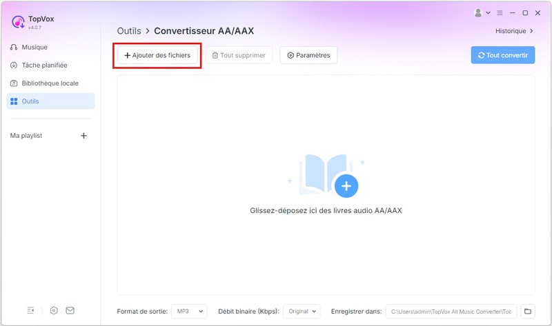 Ajouter des fichiers