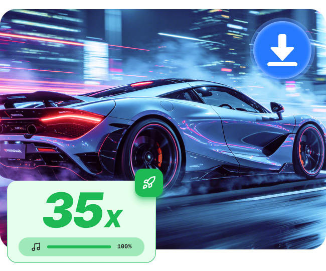 Vitesse de conversion ultra-rapide 35x